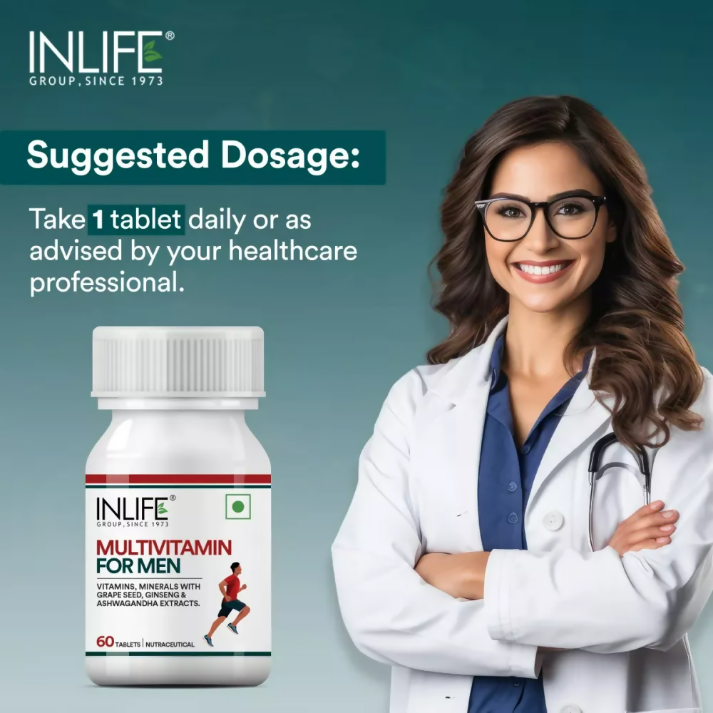 Inlife Multivitamin Tablets For Men - Limited Time Offer - Swadesiicart