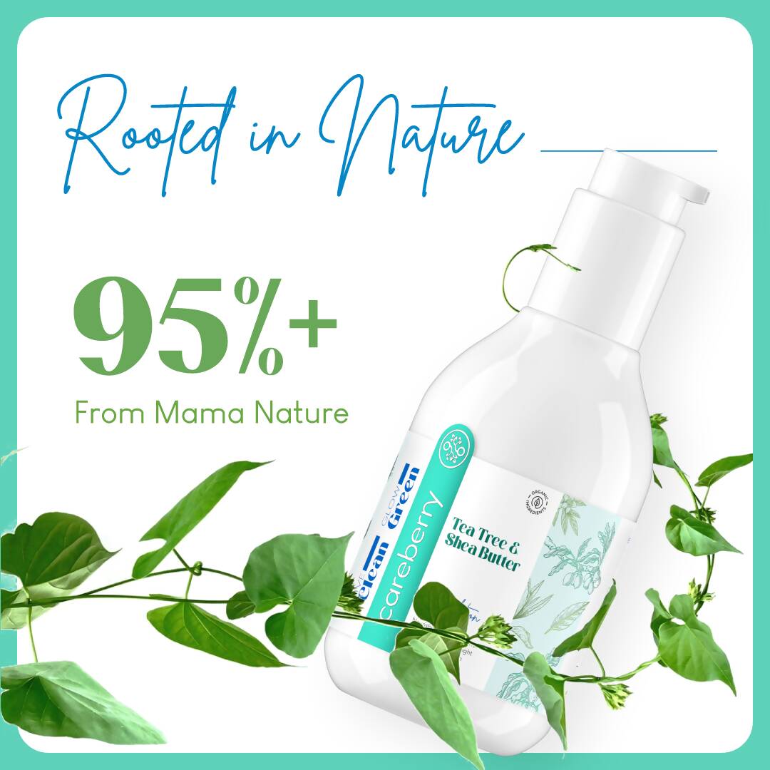 Careberry Tea Tree Oil & Shea Butter Nourishing Body Lotion | Grocsy