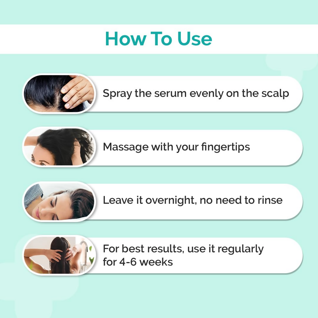 The Derma Co 20% Actives Peptide Stem Cell Hair Growth Serum | Grocsy