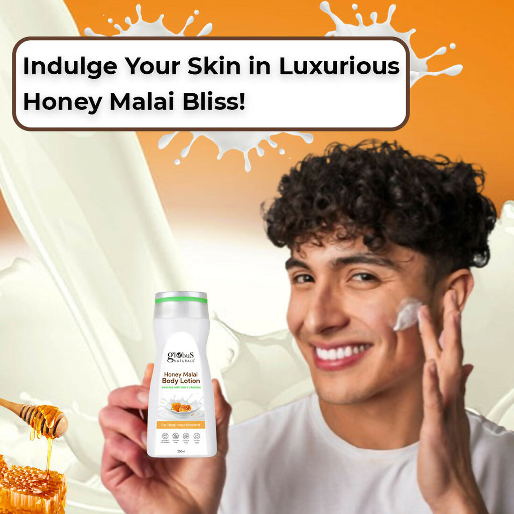 Globus Naturals Honey Malai Body Lotion | Grocsy