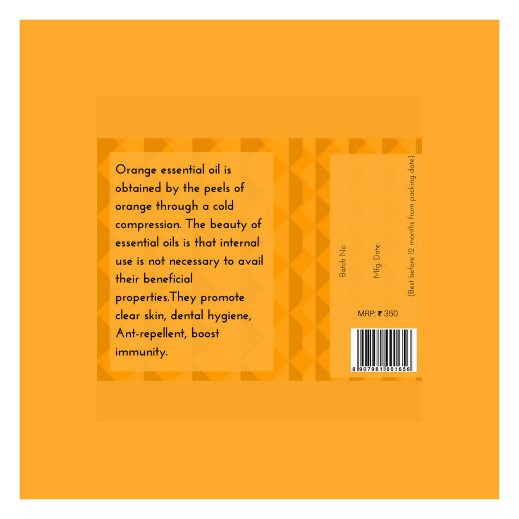 Oilcure Orange Essential Oil | Grocsy