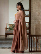 Suta Multi Color Woven Design Pure Cotton Saree | Grocsy