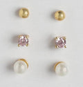 Premium Jewellery - Gold Toned Cz Studded Gold-Polished Circular Handcrafted Drop Earrings - Wahe Jewels - Swadesiicart