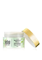Indya Manjistha & Walnut Detoxifying Face Scrub | Grocsy