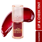 mCaffeine Shades Lip & Cheek Glow Tint Longlasting, Blendable Dewy Finish - Raspberry | Grocsy