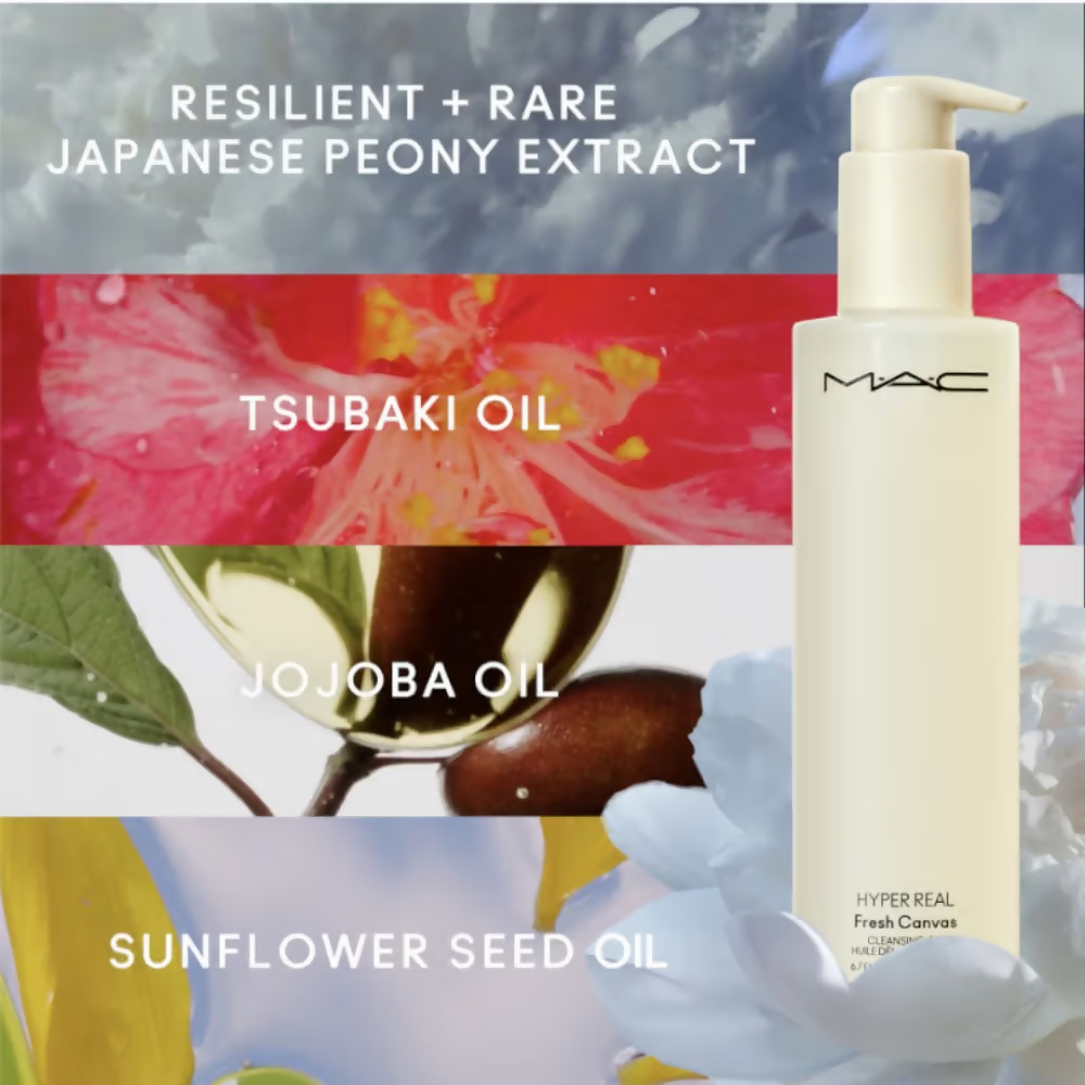 M.A.C Hyper Real Fresh Canvas Cleansing Oil Makeup Remover | Grocsy