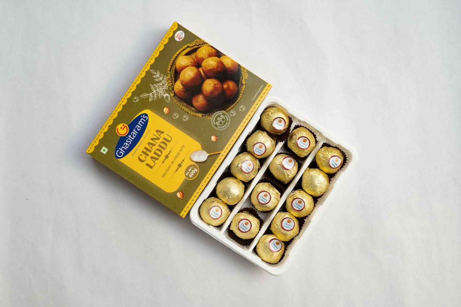 Punjabi Ghasitaram Halwai Chana Ladoo | Grocsy