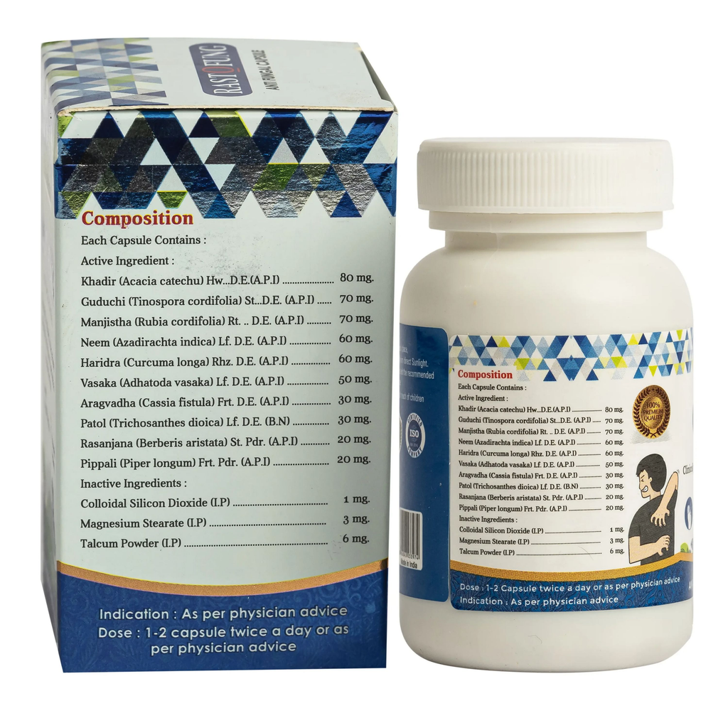 Rajasthan Herbals Rastofung Capsules | Grocsy