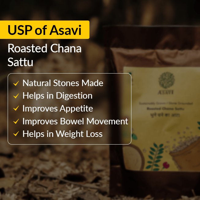 Asavi Stoneground Sattu | Grocsy