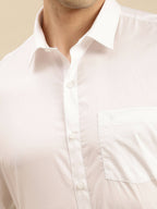 Ramraj Cotton Mens Full Sleeve White Shirt Plus Size - Cool Cotton | Grocsy