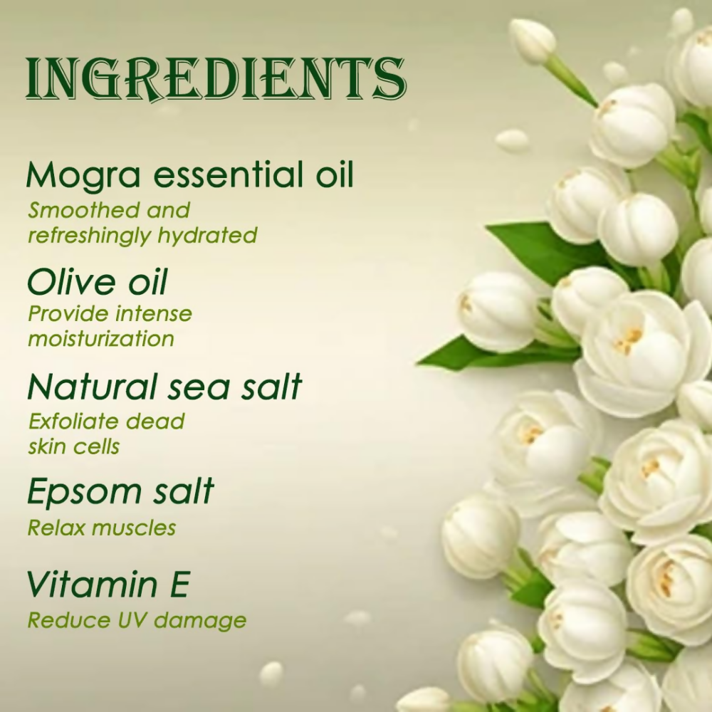 VedicAyurveda Dead Sea Salt and Mogra Bath Salt | Grocsy