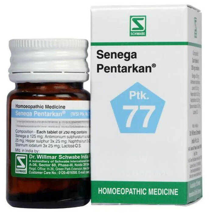 Dr. Willmar Schwabe India Senega Pentarkan Ptk 77 Tablets | Grocsy