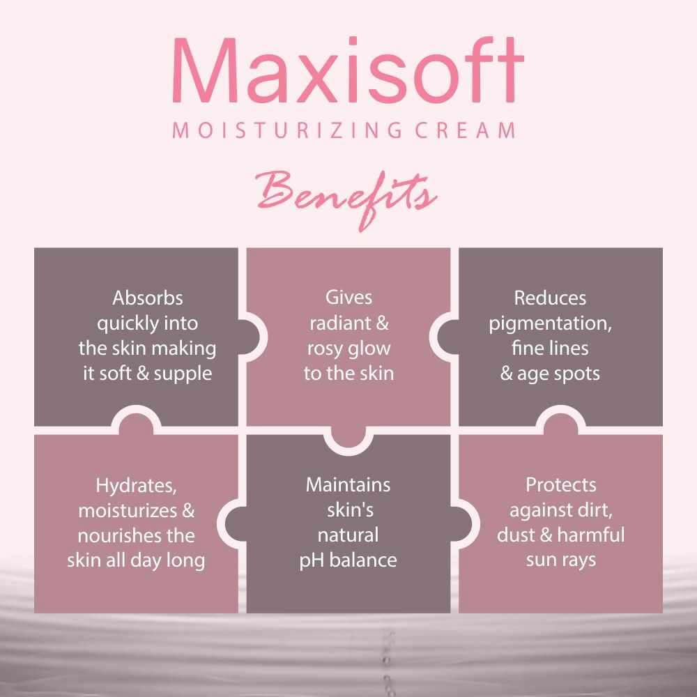 Maxisoft Moisturizing Cream With Almond Oil Aloe Avocado Cocoa Butter | Grocsy