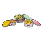 Sumeet Stainless Steel Modena Food Storage Airtight & Leak Proof Containers | Grocsy