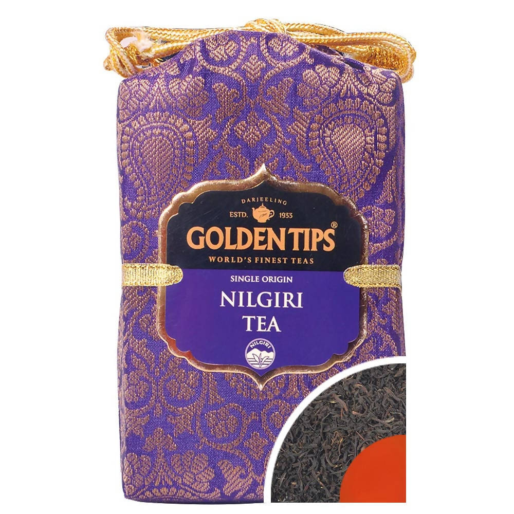 Golden Tips Single Origin Tea - Royal Brocade Cloth Bag | Grocsy