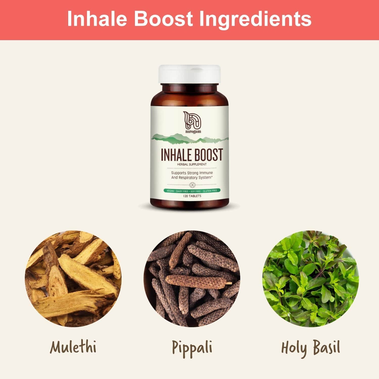 Nirogam Inhale Boost Tablets | Grocsy
