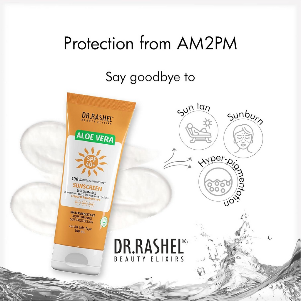 Dr.Rashel Aloe Vera Sunscreen SPF 40+ | Grocsy