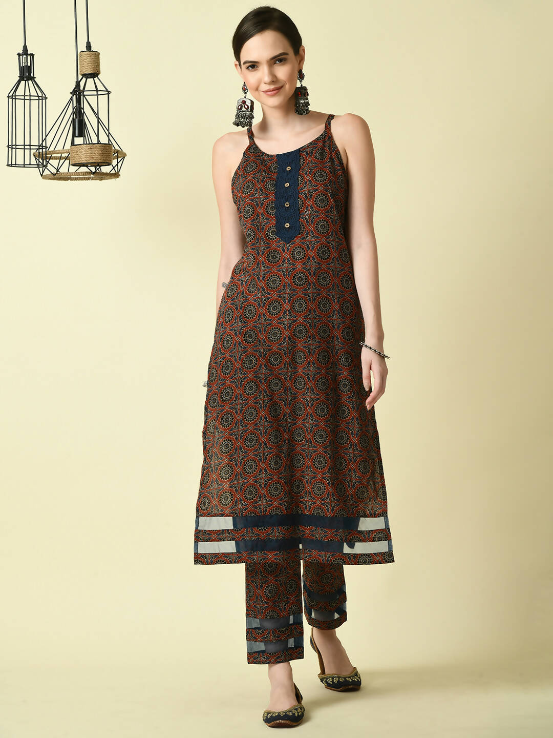 Myshka Women's Multi Straight Printed Kurta | Grocsy