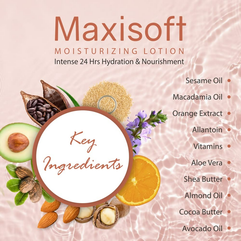Maxisoft Moisturizing Lotion 24Hrs Moisturisation | Grocsy
