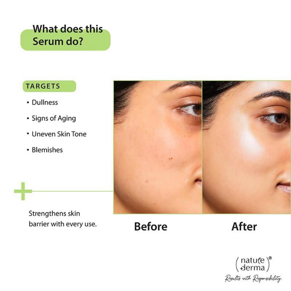 Nature Derma 20% Vitamin C + E & Ferulic Acid Serum | Grocsy