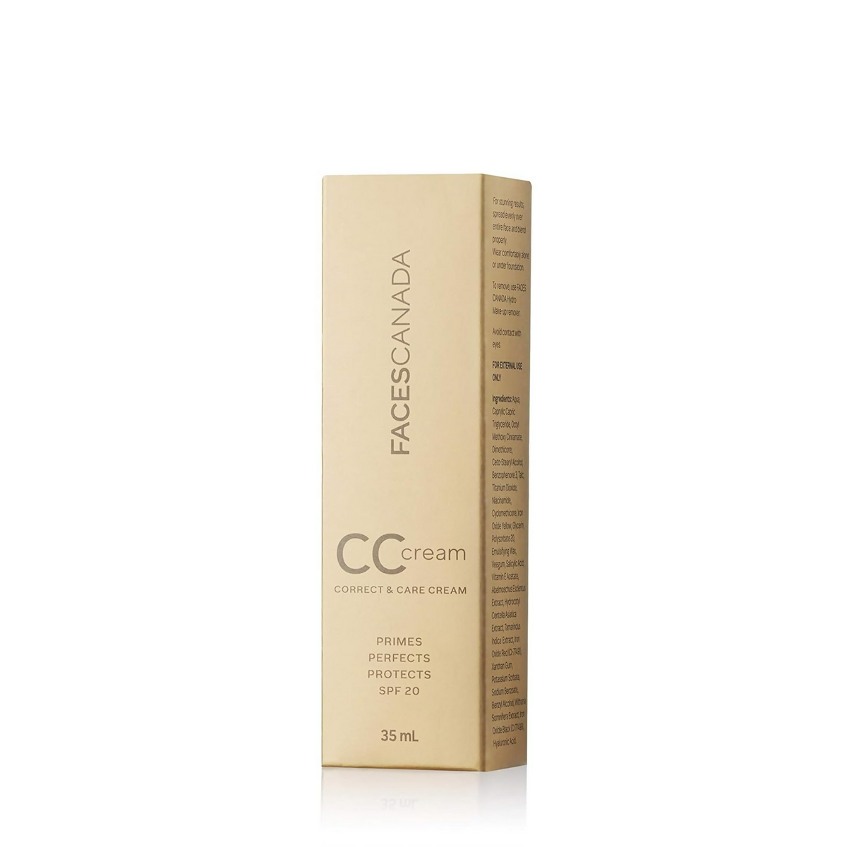 Faces Canada Color Correcting CC Cream with SPF 20 - Natural Hydrates | Grocsy