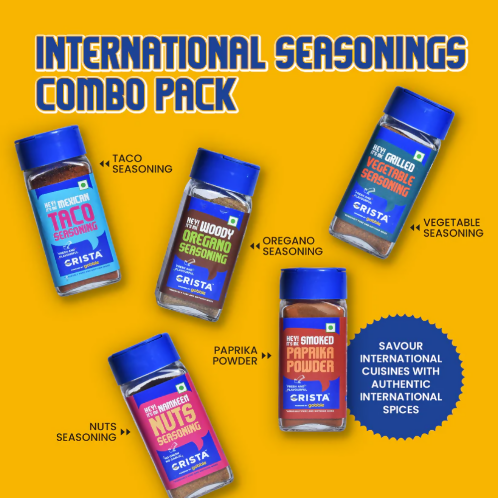 Crista Spices International Seasonings (Combo of 5 Products) | Grocsy