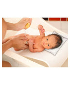 AHC New Born Baby Waterproof Bathing Pillow With Bean Filling For Bathing Chair/Tub/Sheet - Cream | Grocsy