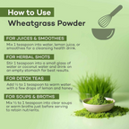 Ishva Wheatgrass Powder Pure & Natural Superfood Detoxifies, Supports Digestion & Promotes Vitality | Grocsy