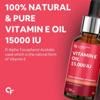 Carbamide Forte Natural Vitamin E Oil (15000 IU) | Grocsy