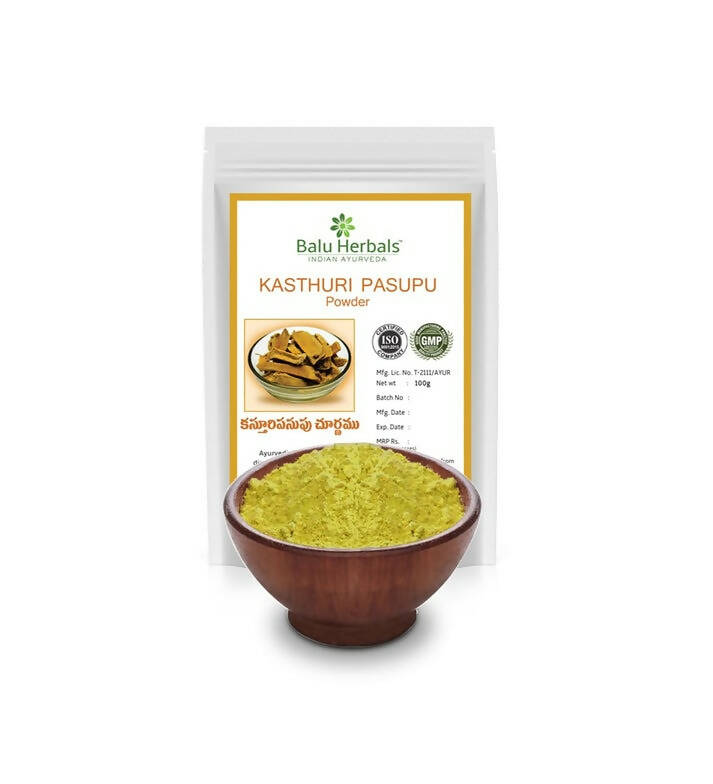 Balu Herbals Wild Turmeric (Kasthuri Pasupu) Powder | Grocsy