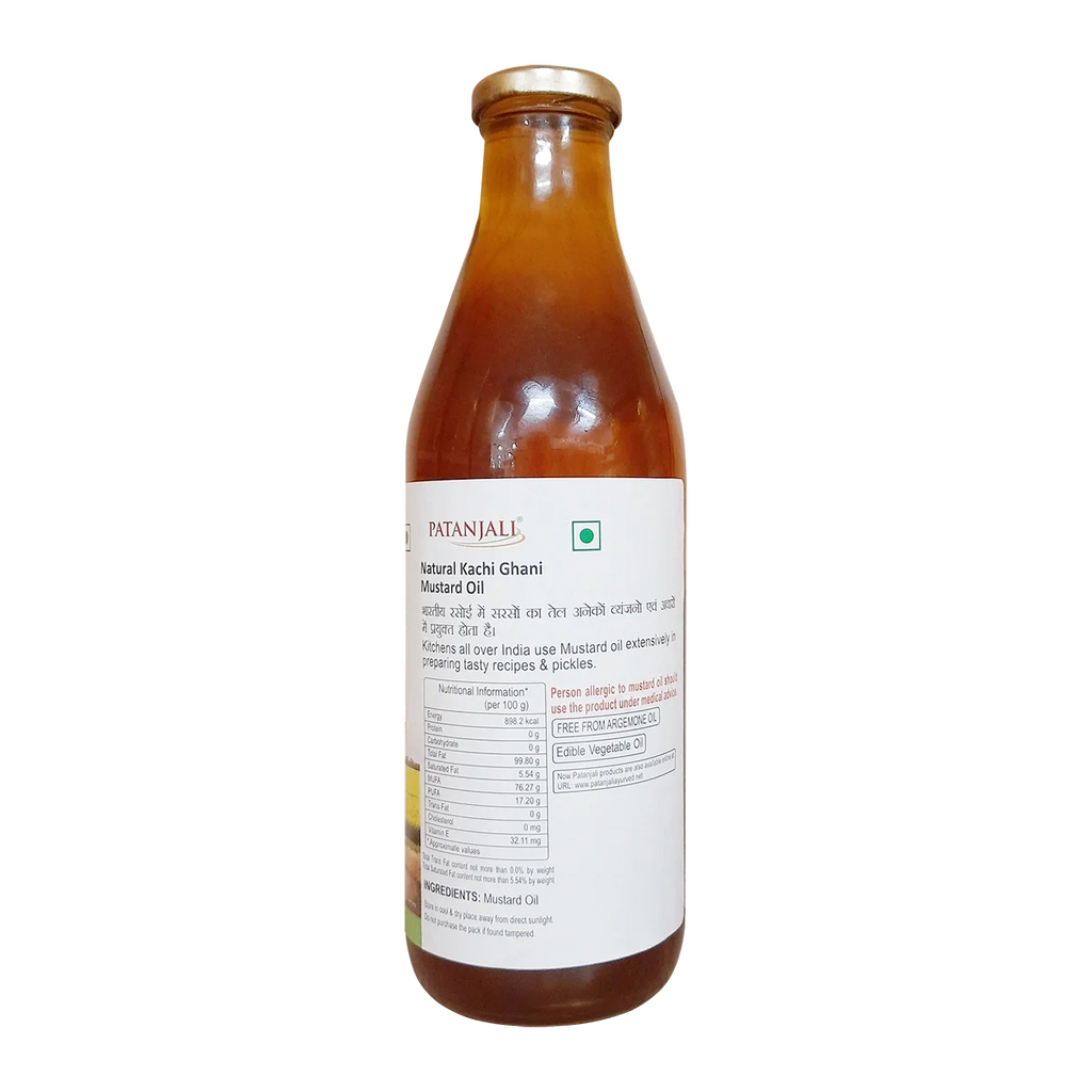 Patanjali Kolhu Mustard Oil | Grocsy