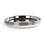 Sumeet Stainless Steel Dinner Plates | Grocsy