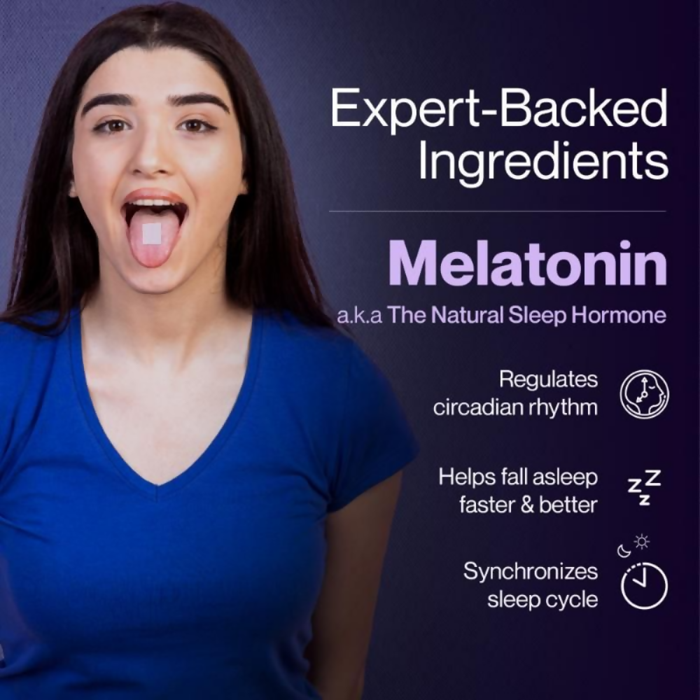 Setu Melatonin 5mg Promotes Relaxation & Sleep Strips | Grocsy
