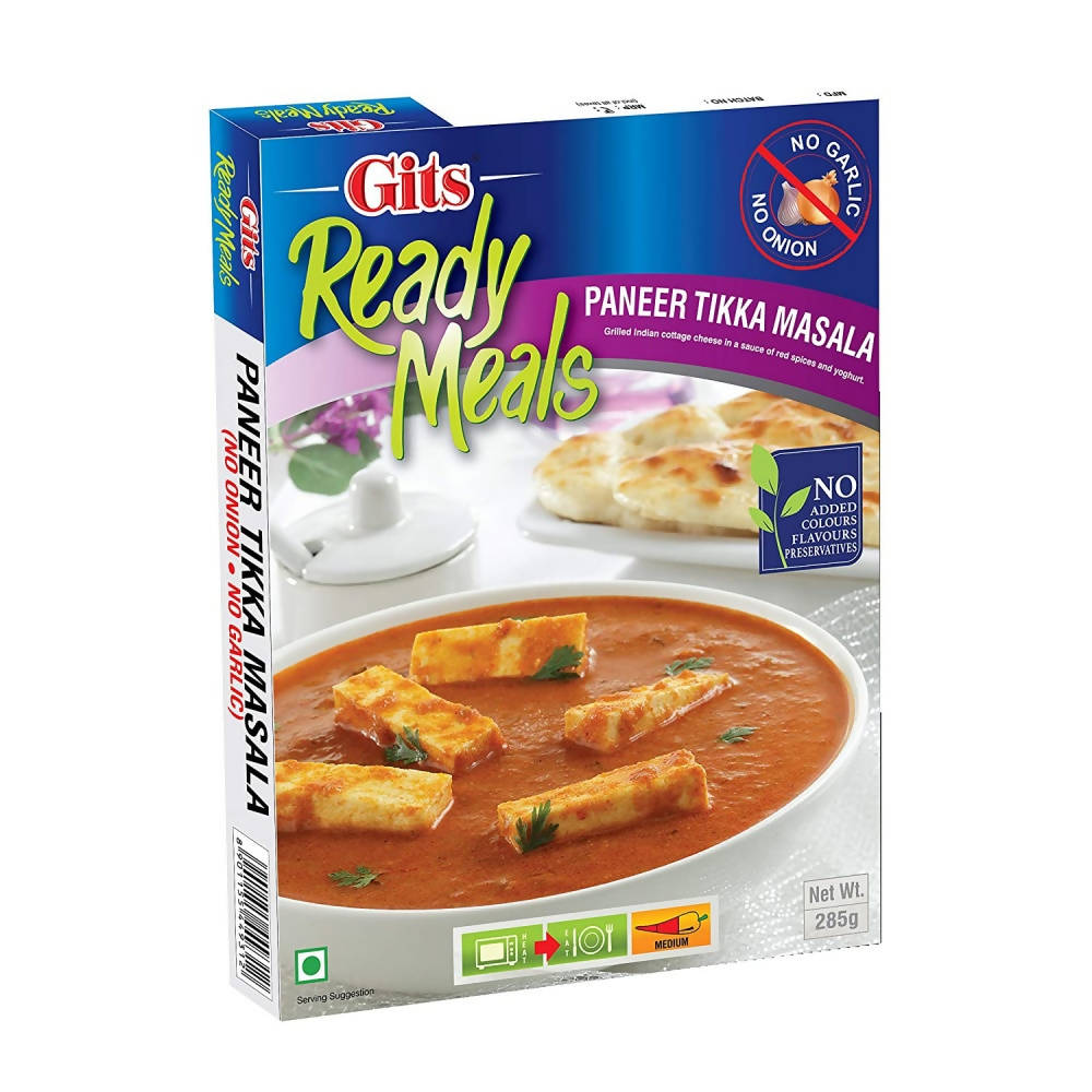 Gits Ready Meals Paneer Tikka Masala (No Onion and Garlic) | Grocsy
