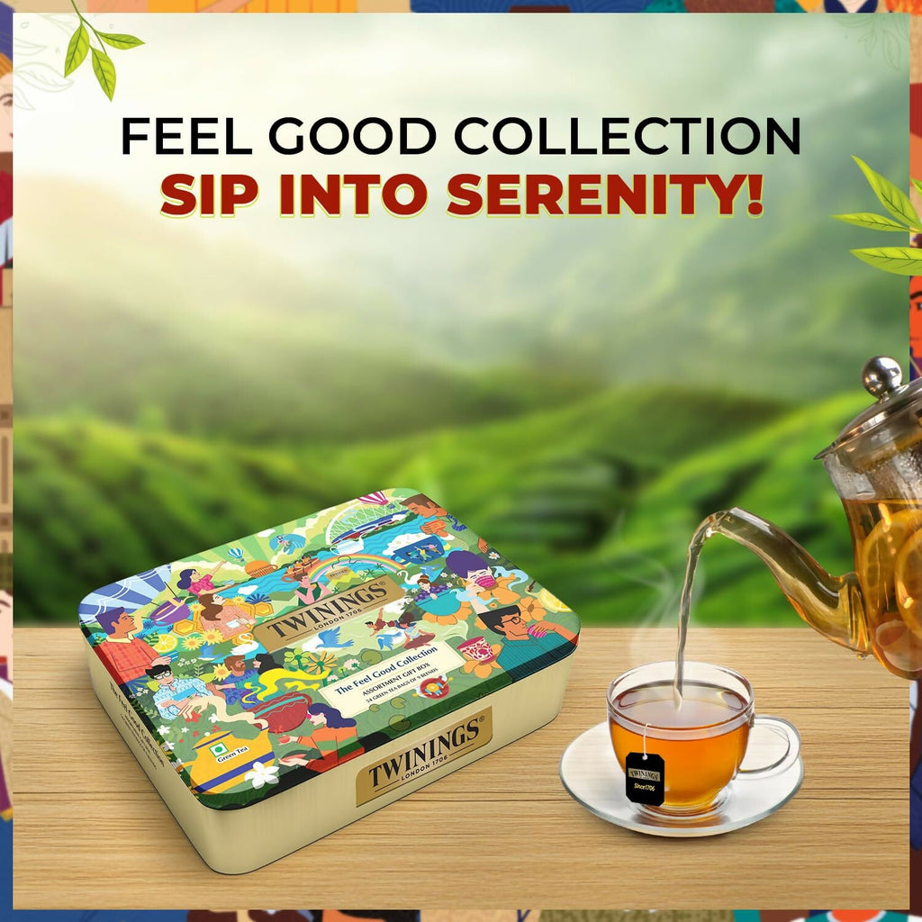 Twinings The Feel Good Collection Assortment Tea Gift Set | Grocsy