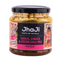 Jhaji Taste of Mithila Garlic, Ginger, Chilli Mix Pickle | Grocsy