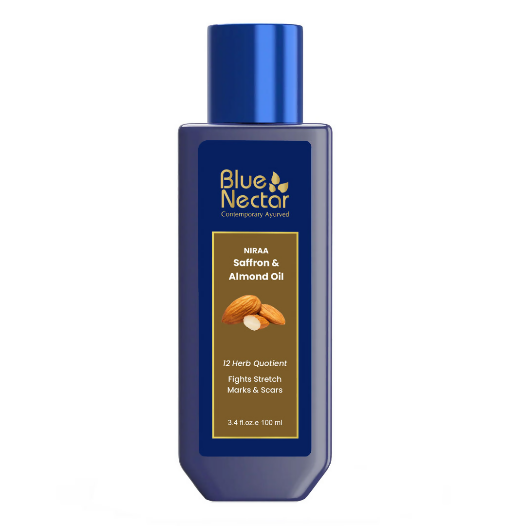 Blue Nectar Saffron & Almond Oil | Grocsy