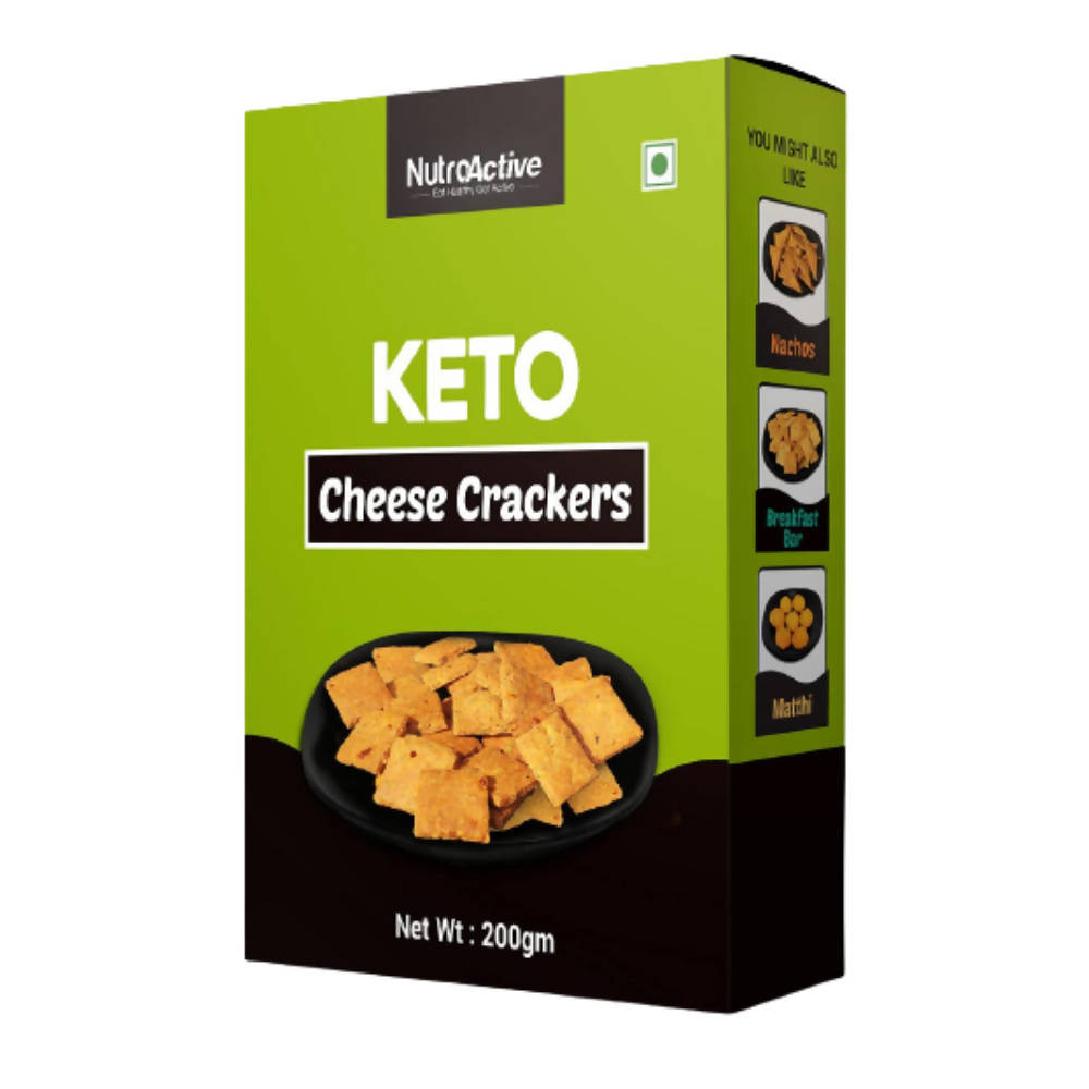 NutroActive Keto Cheese Crackers | Grocsy