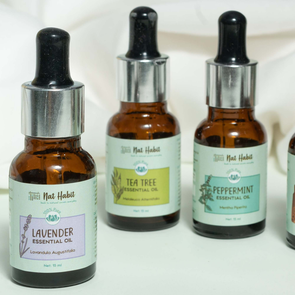 Nat Habit Lavender Essential Oil For Healthy Hair Growth | Grocsy