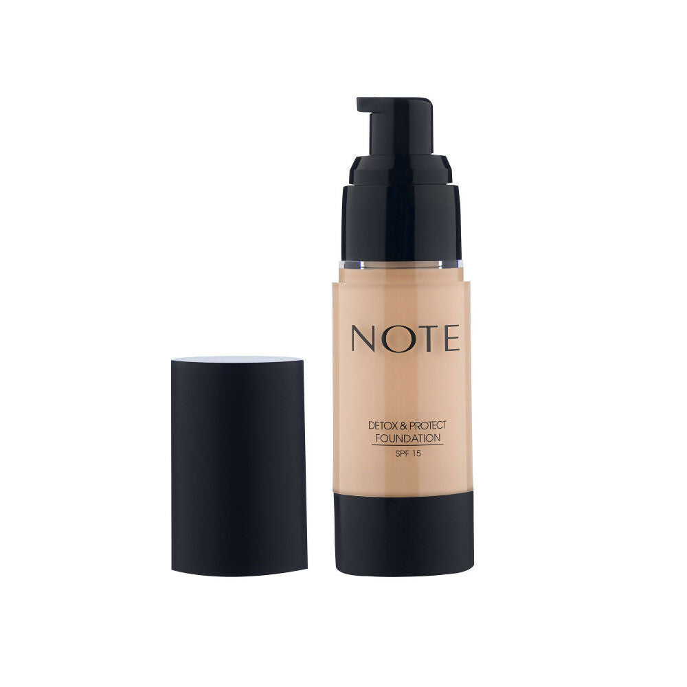 Note Cosmetique Detox And Protect Foundation - 02 Natural Beige | Grocsy