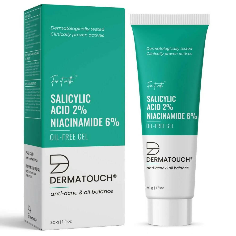 Dermatouch Salicylic Acid 2% & Niacinamide 6% Oil-Free Gel | Grocsy
