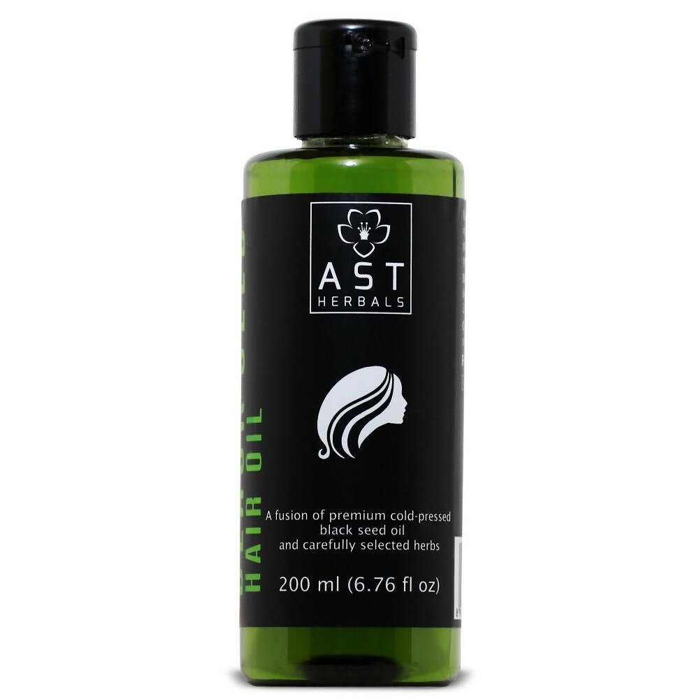 AST Herbals Black Seed Hair Oil (Kalonji & Coconut Oils with Special Herbs) | Grocsy