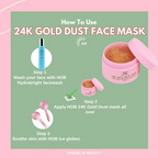 House of Beauty 24K Gold Dust Face Mask | Grocsy