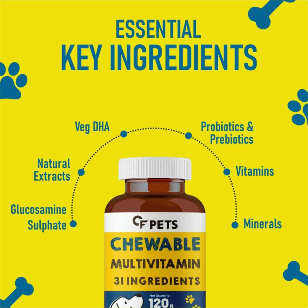 Carbamide Forte Pets Chewable Multivitamin Tablets | Grocsy