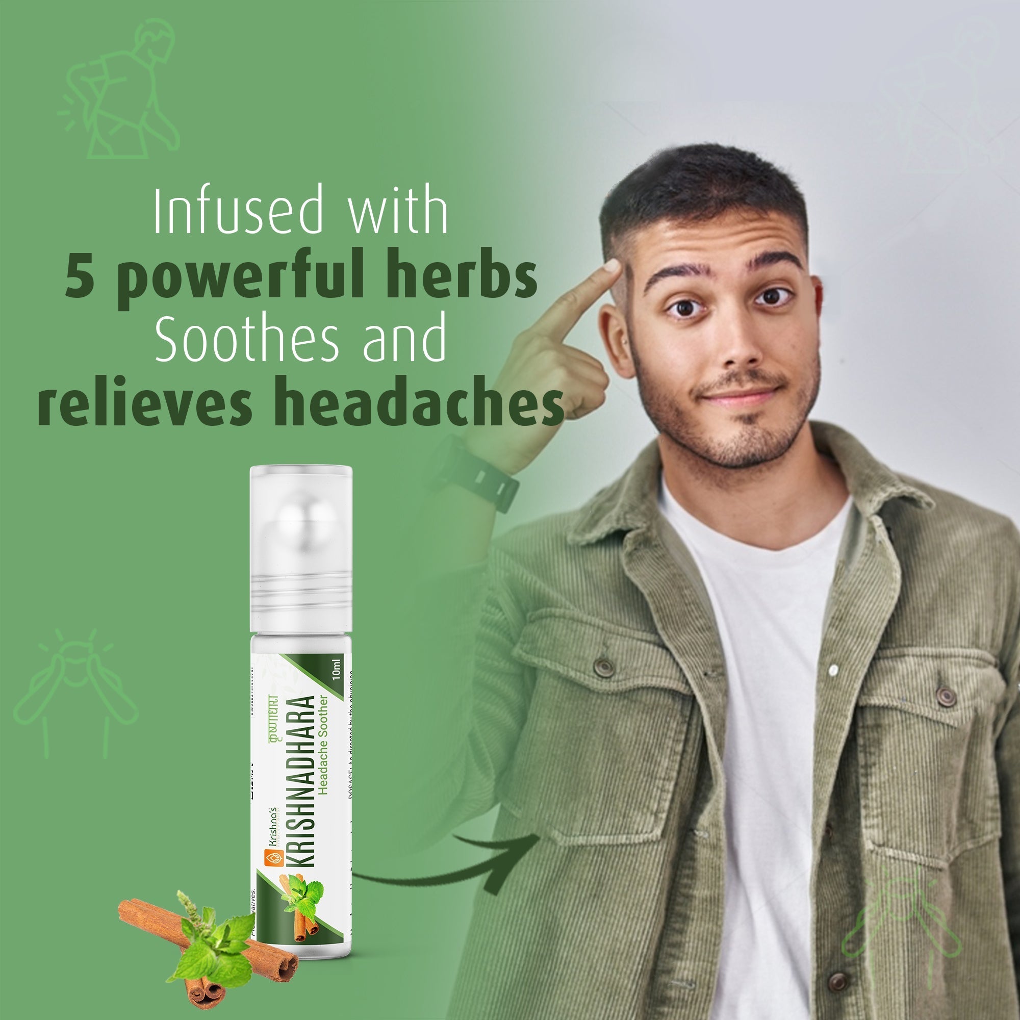 Krishna'S Herbal & Ayurveda Krishnadhara Roll On | Grocsy