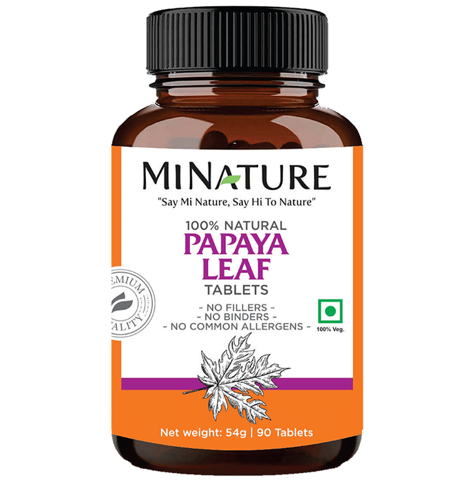 Minature Papaya Leaf Tablets | Grocsy