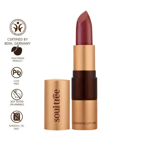 Soultree Ayurvedic Lipstick Raspberry Crush 640 | Grocsy