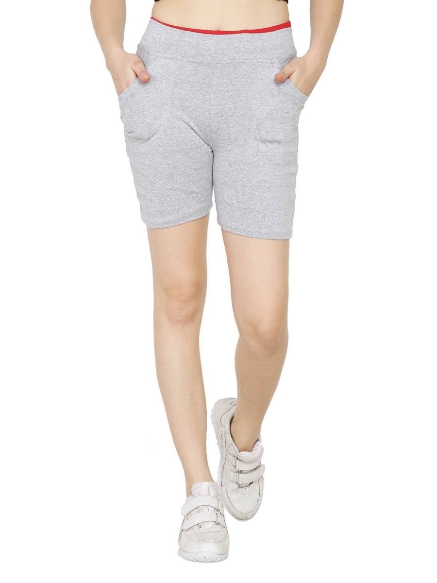 Asmaani Silver Color Short Pant with Two Side Pockets | Grocsy