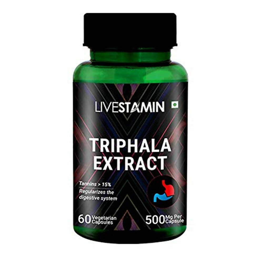 Livestamin Triphala Extract Capsules | Grocsy