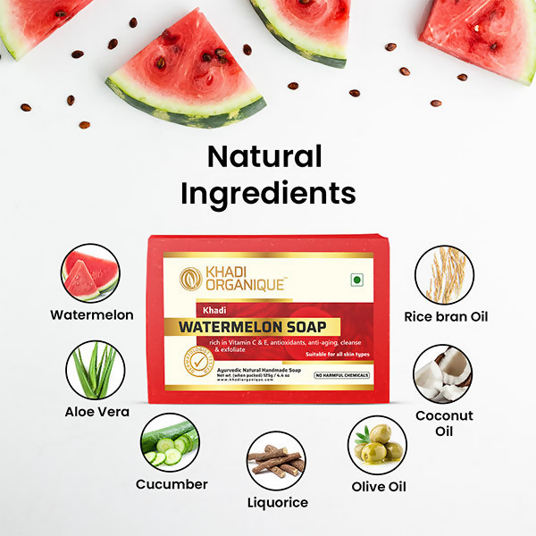 Khadi Organique Watermelon Soap | Grocsy